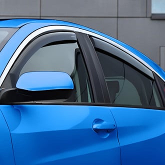 Goodyear Accessories - In-Channel Smoke Front and Rear Side Window Deflectors