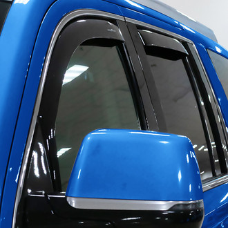 Goodyear Accessories - In-Channel Smoke Front and Rear Side Window Deflectors