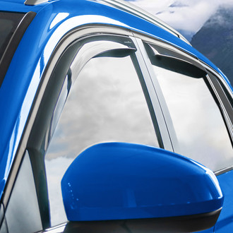 Goodyear Accessories - In-Channel Smoke Front and Rear Side Window Deflectors
