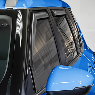 Goodyear Accessories - In-Channel Smoke Front and Rear Side Window Deflectors