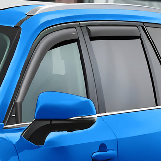 Goodyear Accessories - In-Channel Smoke Front and Rear Side Window Deflectors