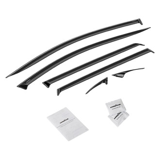 Goodyear Accessories - Tape-On Smoke Front and Rear Side Window Deflectors