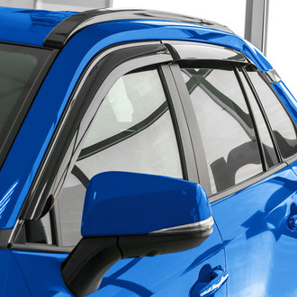 Goodyear Accessories - Tape-On Smoke Front and Rear Side Window Deflectors