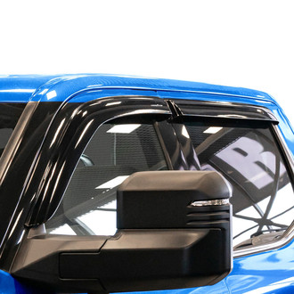 Goodyear Accessories - Tape-On Smoke Front and Rear Side Window Deflectors