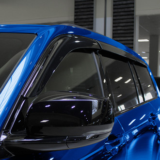Goodyear Accessories - Tape-On Smoke Front and Rear Side Window Deflectors