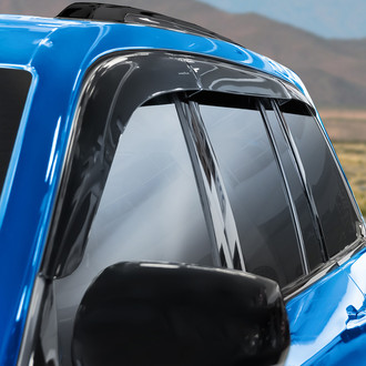 Goodyear Accessories - Tape-On Smoke Front and Rear Side Window Deflectors