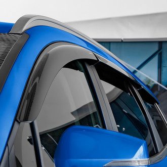Goodyear Accessories - Tape-On Smoke Front and Rear Side Window Deflectors