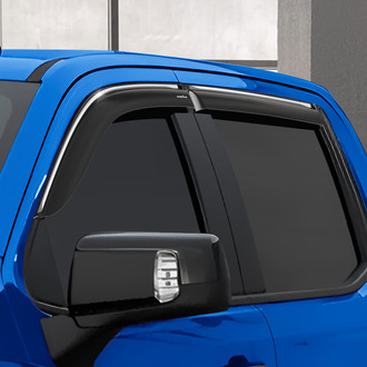 Goodyear Accessories - Tape-On Smoke Front and Rear Side Window Deflectors