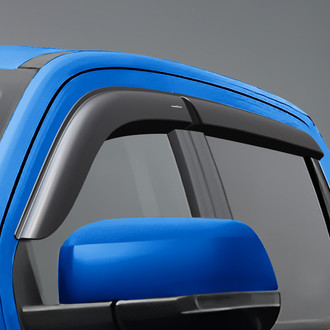 Goodyear Accessories - Tape-On Smoke Front and Rear Side Window Deflectors