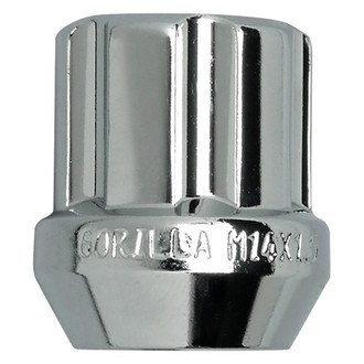 Gorilla Automotive® - Chrome Cone Seat Small Diameter Duplex Acorn Open End Lug Nut