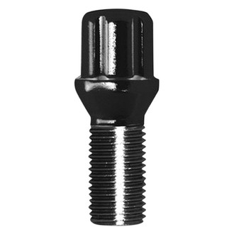 Gorilla Automotive® - Black Chrome Cone Seat Small Diameter Lug Bolt