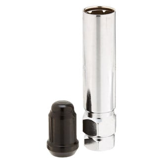 Gorilla Automotive® - Black Chrome Cone Seat Small Diameter Wheel Locks