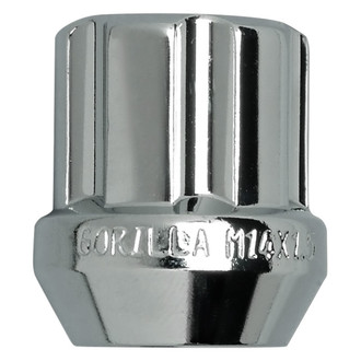 Gorilla Automotive® - Chrome Cone Seat Small Diameter Duplex Acorn Open End Lug Nut