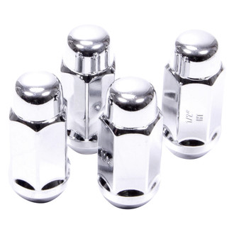 Gorilla Automotive® - Chrome Heat Treated Cone Seat Acorn Bulge Lug Nuts