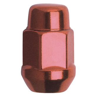 Gorilla Automotive® - Red Cone Seat Acorn Bulge Lug Nuts