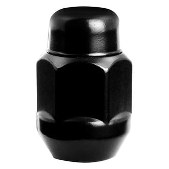 Gorilla Automotive® - Black Chrome Cone Seat Acorn Bulge Lug Nut