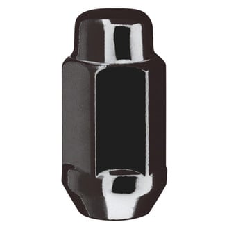 Gorilla Automotive® - Black Chrome Cone Seat Acorn Bulge Lug Nut