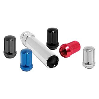 Gorilla Automotive® - Silver Cone Seat Small Diameter Aluminum Racing Lug Nut
