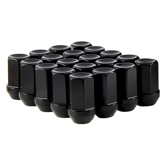 Gorilla Automotive® - Black Cone Seat Aluminum Racing Closed End Lug Nut