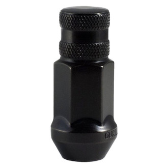 Gorilla Automotive® - Black Chrome Cone Seat Forged Steel Racing Closed End Lug Nut