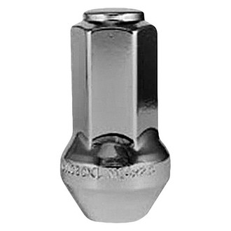 Gorilla Automotive® - Black Chrome Cone Seat Factory Style Bulge Lug Nut
