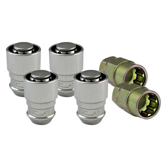 Gorilla Automotive® - Guard™ Chrome Cone Seat Acorn Wheel Locks