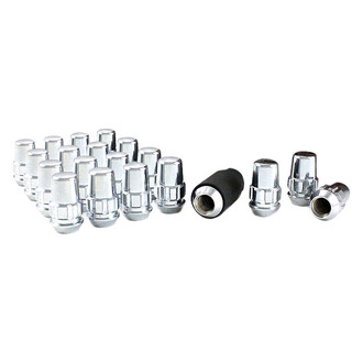 Gorilla Automotive® - Chrome Cone Seat Acorn Wheel Locks