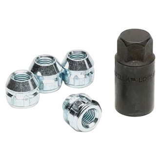 Gorilla Automotive® - Chrome Cone Seat Acorn Open End Wheel Locks