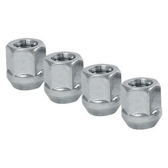 Gorilla Automotive® - Chrome Cone Seat Acorn Bulge Open End Lug Nuts