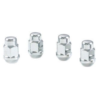 Gorilla Automotive® - Chrome Heat Treated Cone Seat Acorn Bulge Lug Nuts