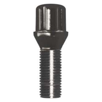 Gorilla Automotive® - Black Chrome Cone Seat Small Diameter Lug Bolt