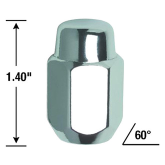 Gorilla Automotive® - Chrome Cone Seat Acorn Lug Nut