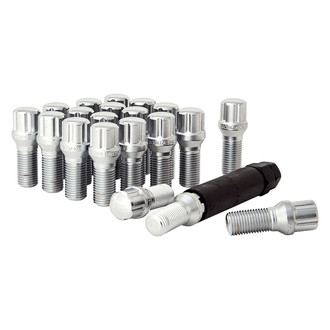 Gorilla Automotive® - Chrome Cone Seat Small Diameter Lug Bolts