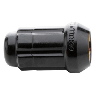 Gorilla Automotive® - Black Chrome Cone Seat Small Diameter Acorn Lug Nuts