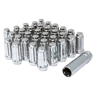 Gorilla Automotive® - Chrome Heat Treated Cone Seat Small Diameter Duplex Acorn Lug Nuts