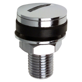 Gorilla Automotive® - Chrome Flush Mount Slotted Tire Valve Stem