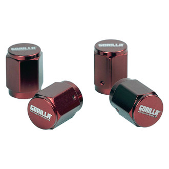 Gorilla Automotive® - Red Gorilla Tire Valve Stem Cap