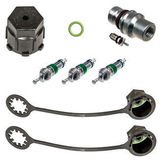 gpd® - A/C System Valve Core and Cap Kit