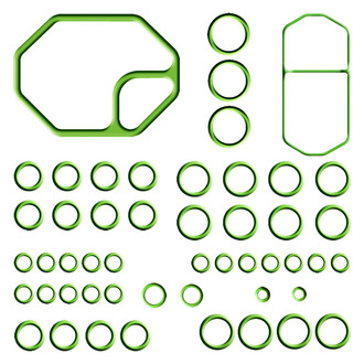 gpd® - A/C System O-Ring and Gasket Kit