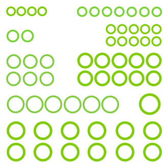 gpd® - A/C System O-Ring and Gasket Kit