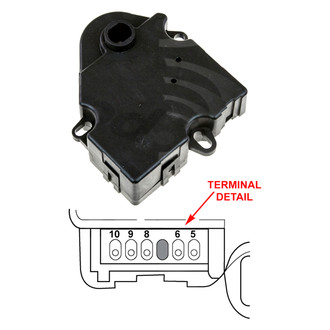 gpd® - HVAC Heater Blend Door Actuator