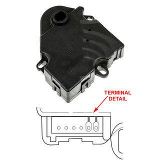 gpd® - HVAC Heater Blend Door Actuator