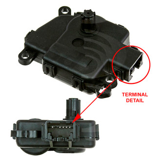 gpd® - HVAC Heater Blend Door Actuator