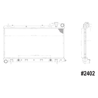 gpd® - Engine Coolant Radiator