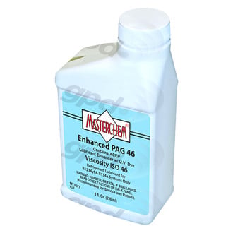 gpd® - PAG-46 R-134a & R-1234yf Synthetic Refrigerant Oil with Fluorescent Leak Detection Dye, 8 oz