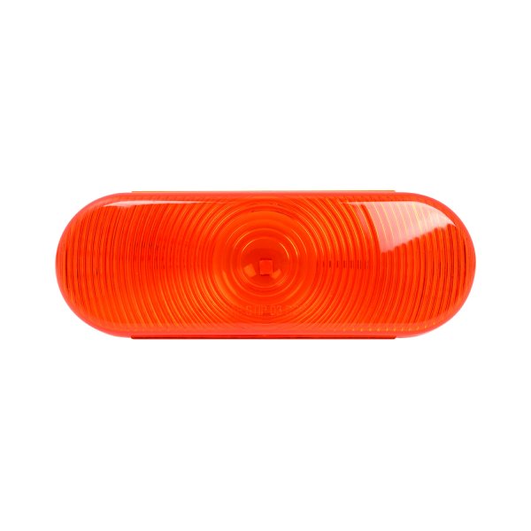Grand General® - 6.5"x3" White/Red Oval LED Tail Light