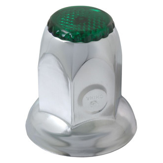 Grand General® - Green Reflector Style Push-On Lug Nut Cover