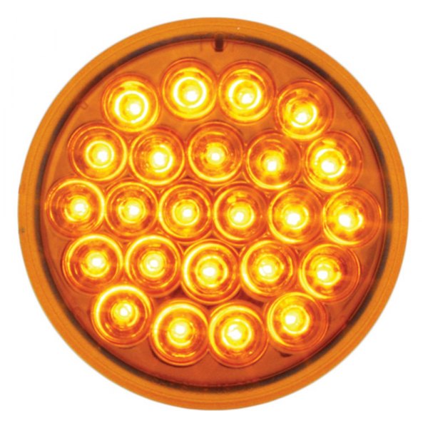 Grand General® - Pearl Series 4" Round Amber LED Turn Signal/Parking Light