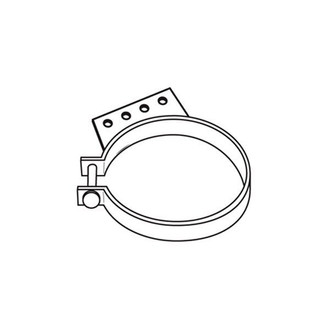 Grand Rock® - Stainless Steel Exhaust Bracket (5" Diameter)