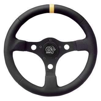 Grant® - 3-Spoke Signature Pro Stock Series Steering Wheel with Yellow Top Marker